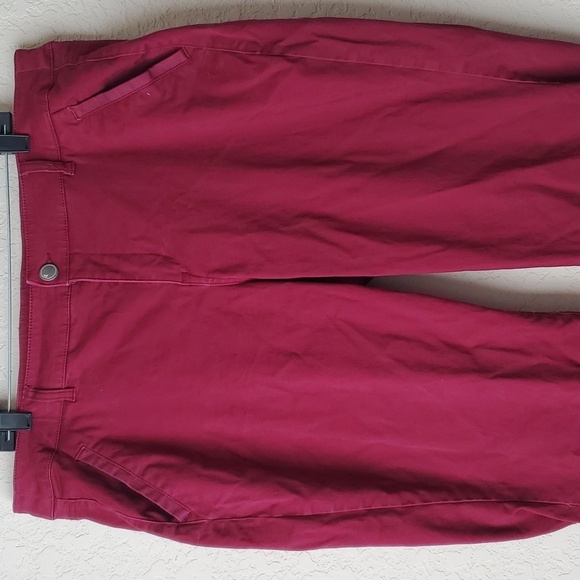 Lane Bryant Size 18 Womens Burgundy Jeans Pants - Picture 2 of 13